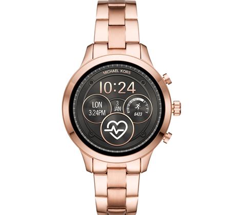 rose gold michael kors watch smart|michael kors runway access smartwatch.